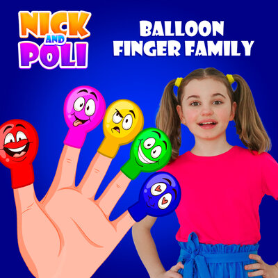 Скачать песню Nick and Poli - Finger Family Balloon